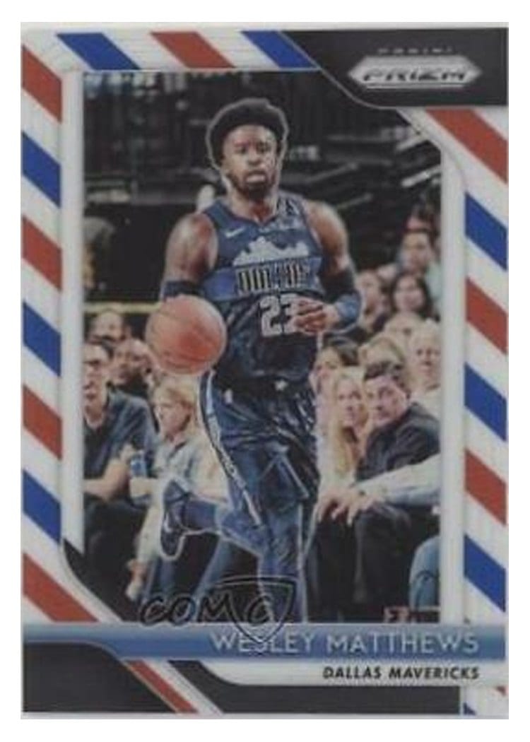 2018-19 Panini Prizm Base Set Wesley Matthews #290 card