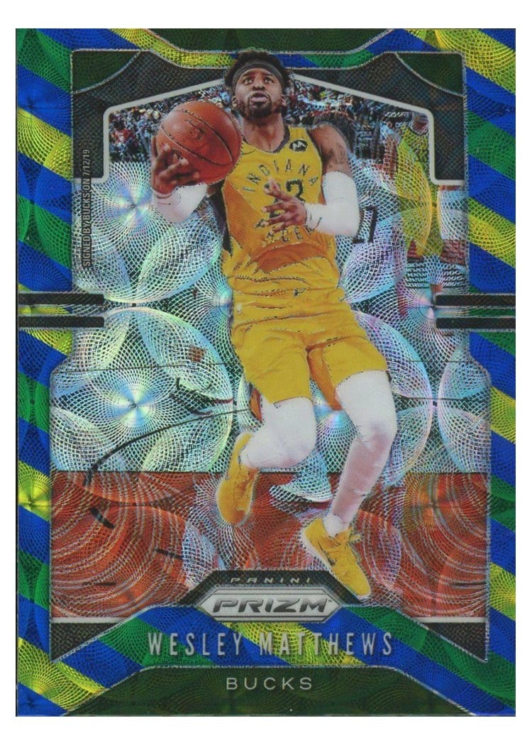 2019-20 Panini Prizm Base Set Wesley Matthews #214 card