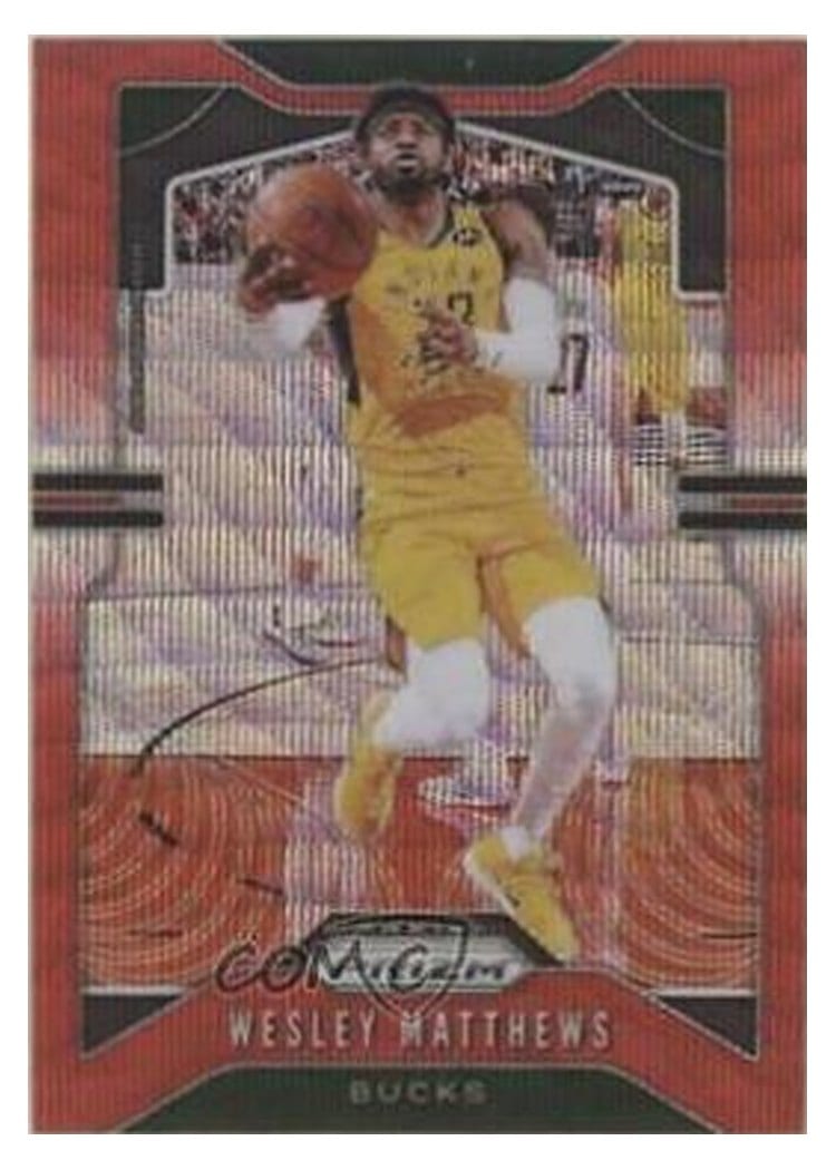 2019-20 Panini Prizm Base Set Wesley Matthews #214 card