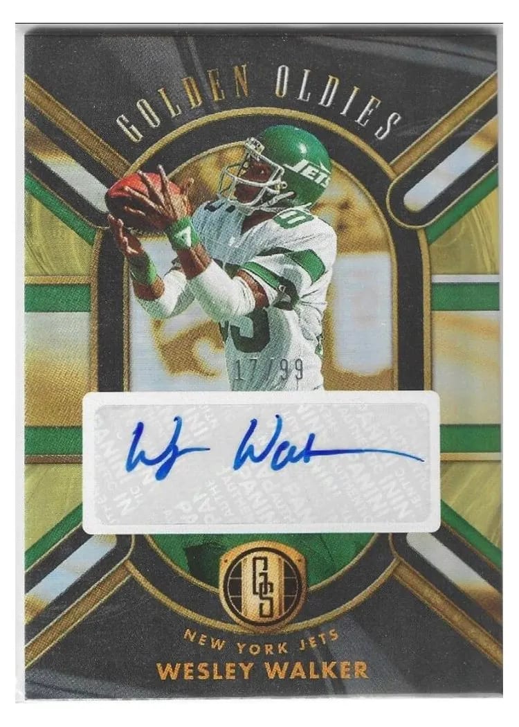 2024 Panini Gold Standard Golden Oldies Autograph Wesley Walker #GO-WWR card