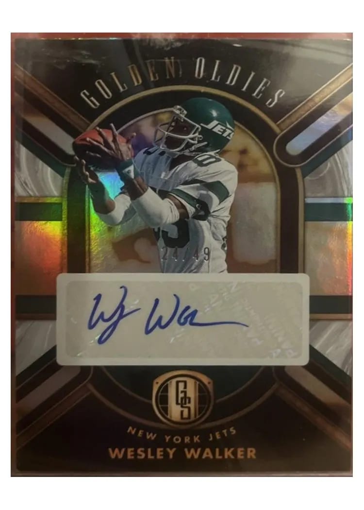 2024 Panini Gold Standard Golden Oldies Autograph Wesley Walker White Gold #GO-WWR card