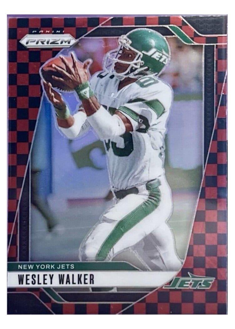 2024 Panini Prizm Base Set Wesley Walker Black Red Checker #230 card