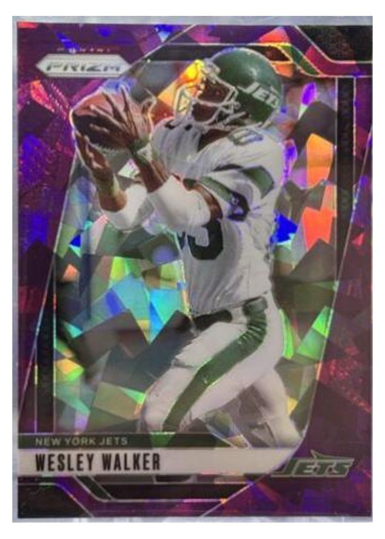 2024 Panini Prizm Base Set Wesley Walker Purple Ice #230 card