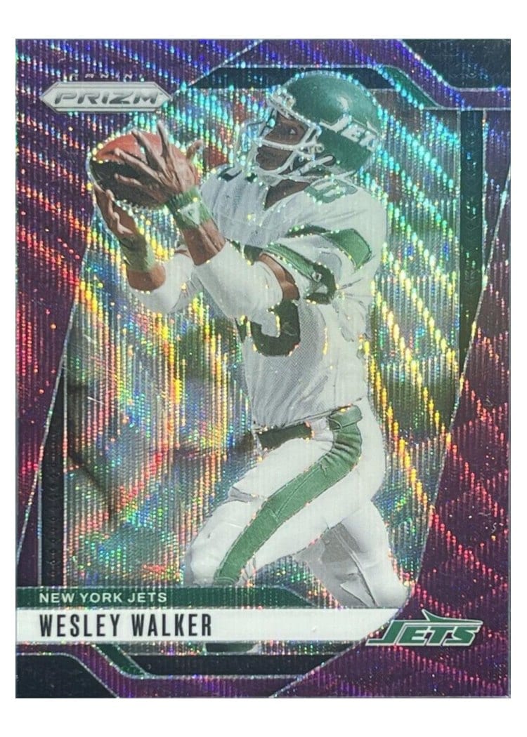2024 Panini Prizm Base Set Wesley Walker Purple Wave #230 card