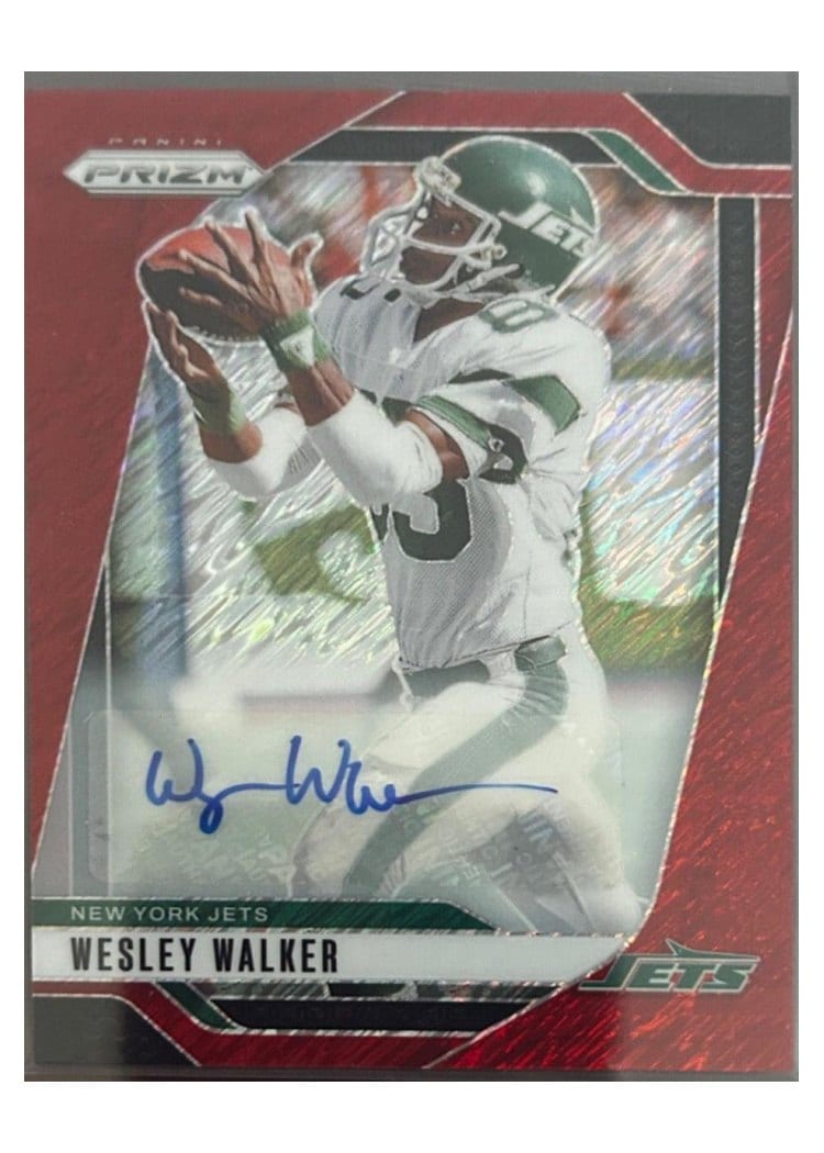 2024 Panini Prizm Base Set Wesley Walker Red Shimmer #230 card