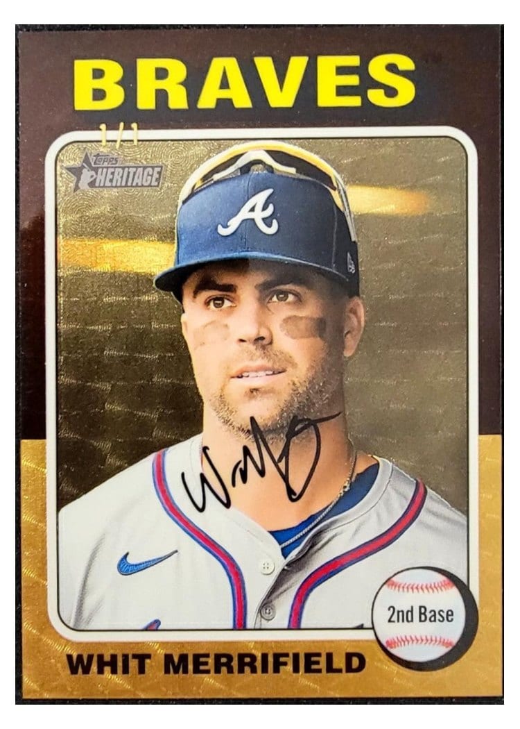 2024 Topps Heritage Base Set Whit Merrifield #597 card