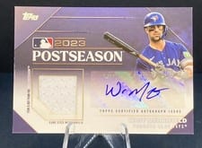 2024 Topps Postseason Performance Autograph Relic Whit Merrifield #PPAR-WM card