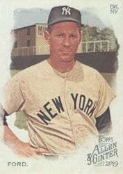 2019 Topps Allen & Ginter Base Set Whitey Ford #289 card