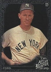 2019 Topps Allen & Ginter X Base Set Whitey Ford #289 card