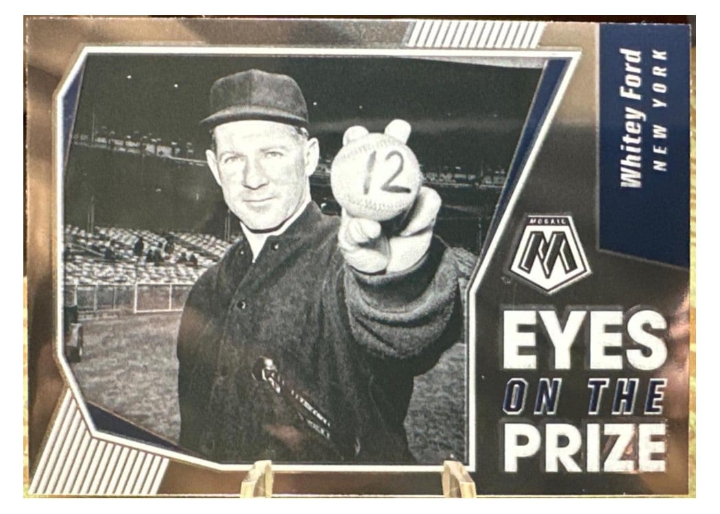 2021 Panini Mosaic Eyes on the Prize Whitey Ford #EOP2 card