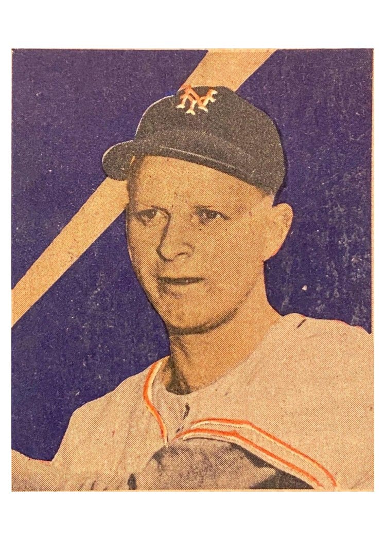 1949 Bowman Whitey Lockman #2 card