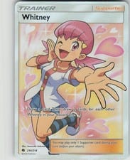 2018 Lost Thunder Whitney #214 card