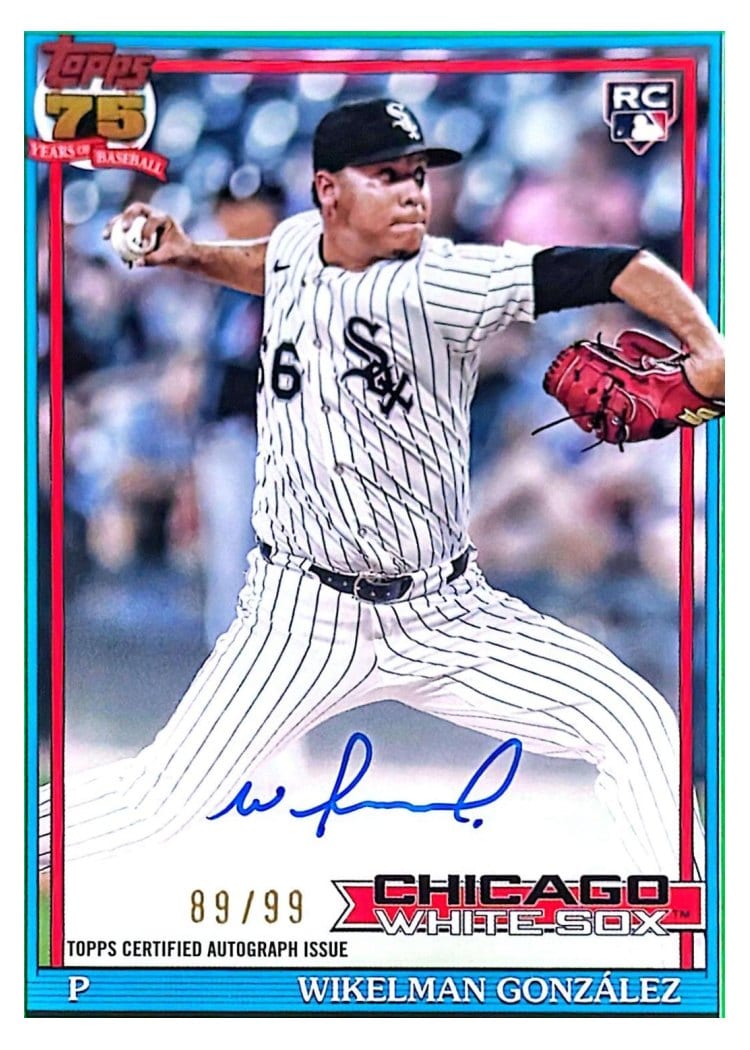2026 Topps 1991 Topps Autographs Wikelman González #91A-WIK card