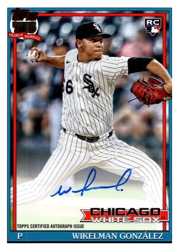 2026 Topps 1991 Topps Autographs Wikelman González #91A-WIK card
