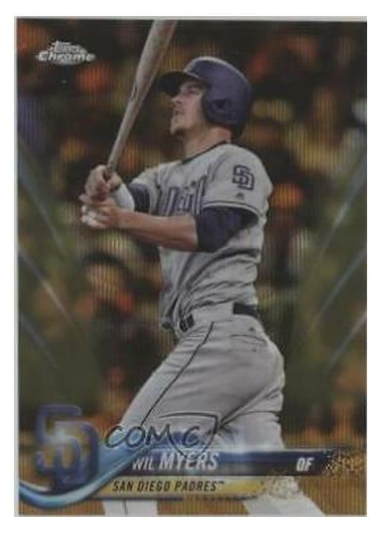 2018 Topps Chrome Base Set Wil Myers #18 card