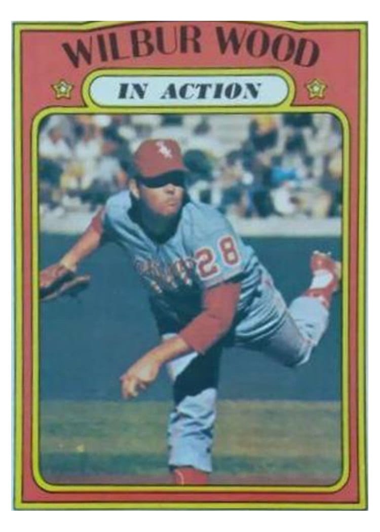 1972 Topps Wilbur Wood #554 card