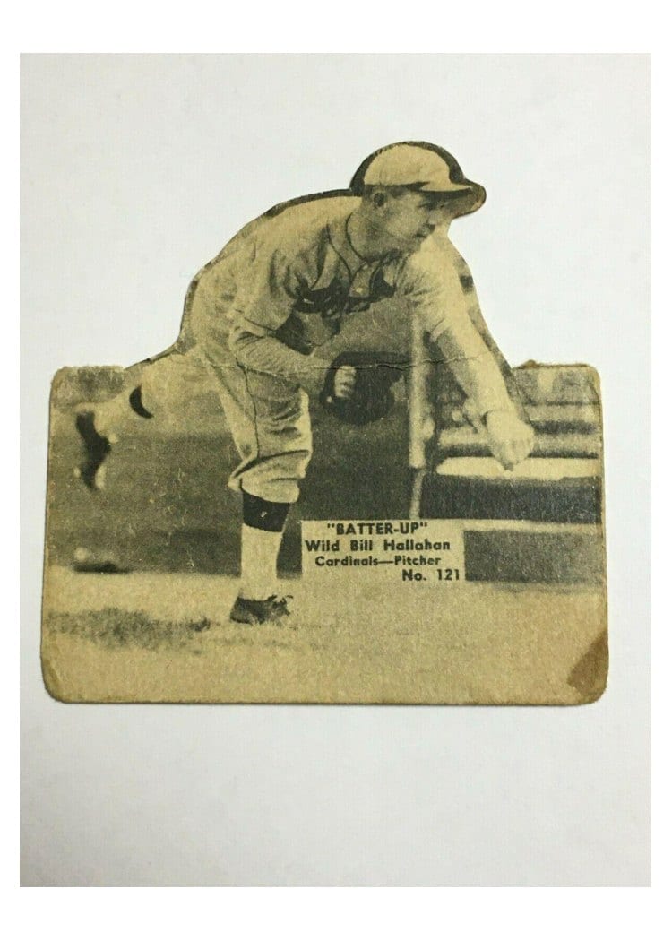 1934 Batter Up Wild Bill Hallahan #121 card
