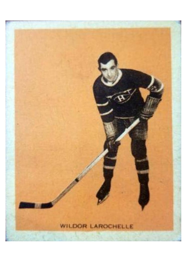 1933 Hamilton Gum Wildor Larochelle #14 card