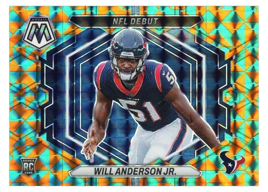 2023 Panini Mosaic Base Set Will Anderson Jr. #376 card