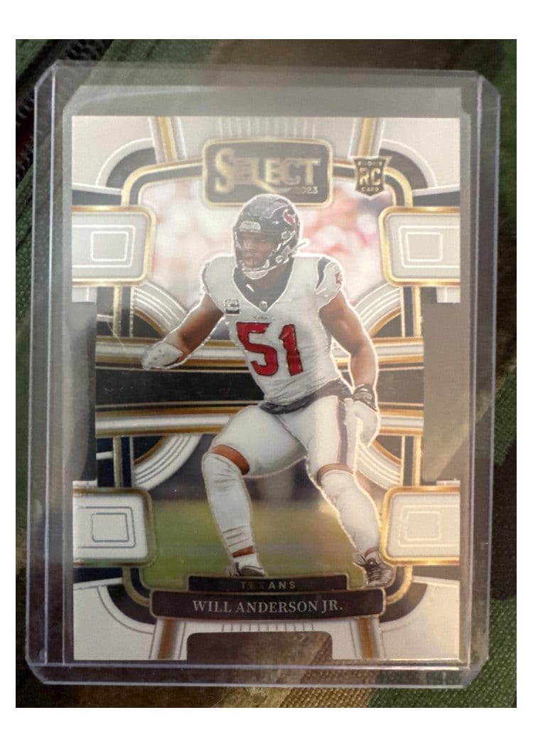 2023 Panini Select Base Set Will Anderson Jr. #40 card