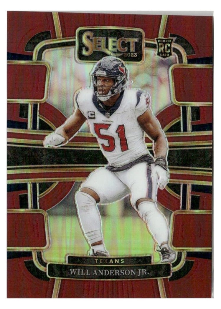 2023 Panini Select Base Set Will Anderson Jr. #40 card