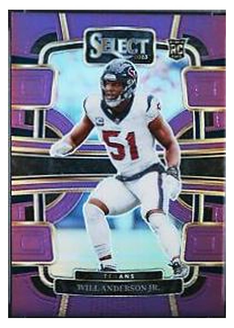 2023 Panini Select Base Set Will Anderson Jr. #40 card