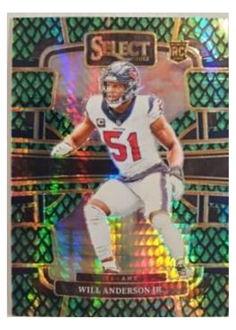 2023 Panini Select Base Set Will Anderson Jr. #40 card