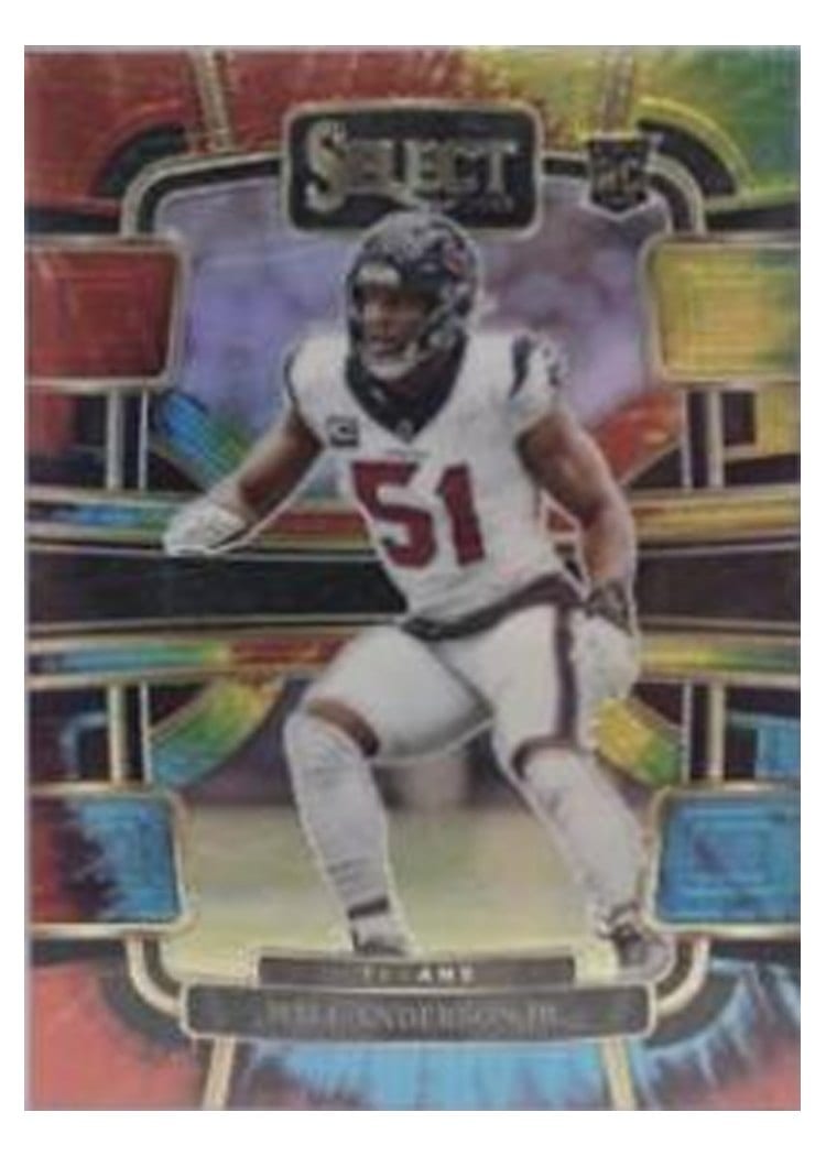 2023 Panini Select Base Set Will Anderson Jr. #40 card