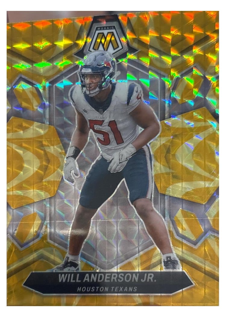 2024 Panini Mosaic Base Set Will Anderson Jr. #90 card