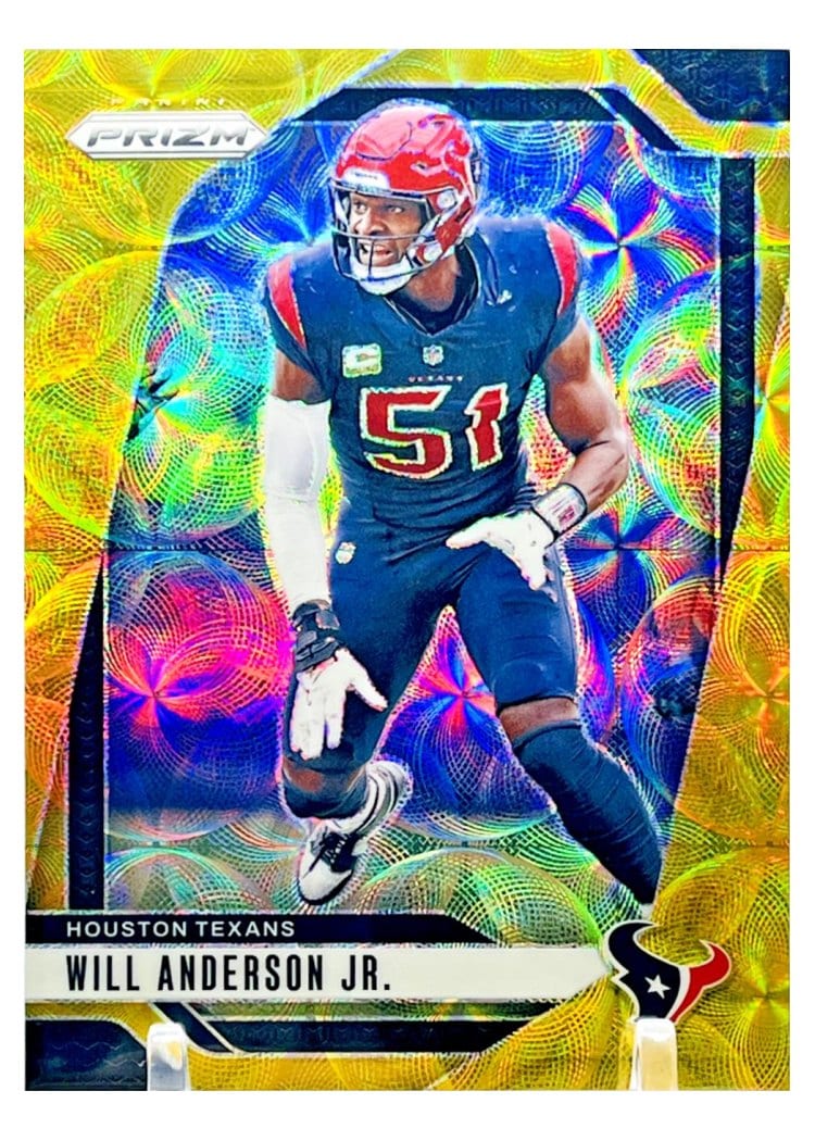 2024 Panini Prizm Base Set Will Anderson Jr. Choice Gold #116 card