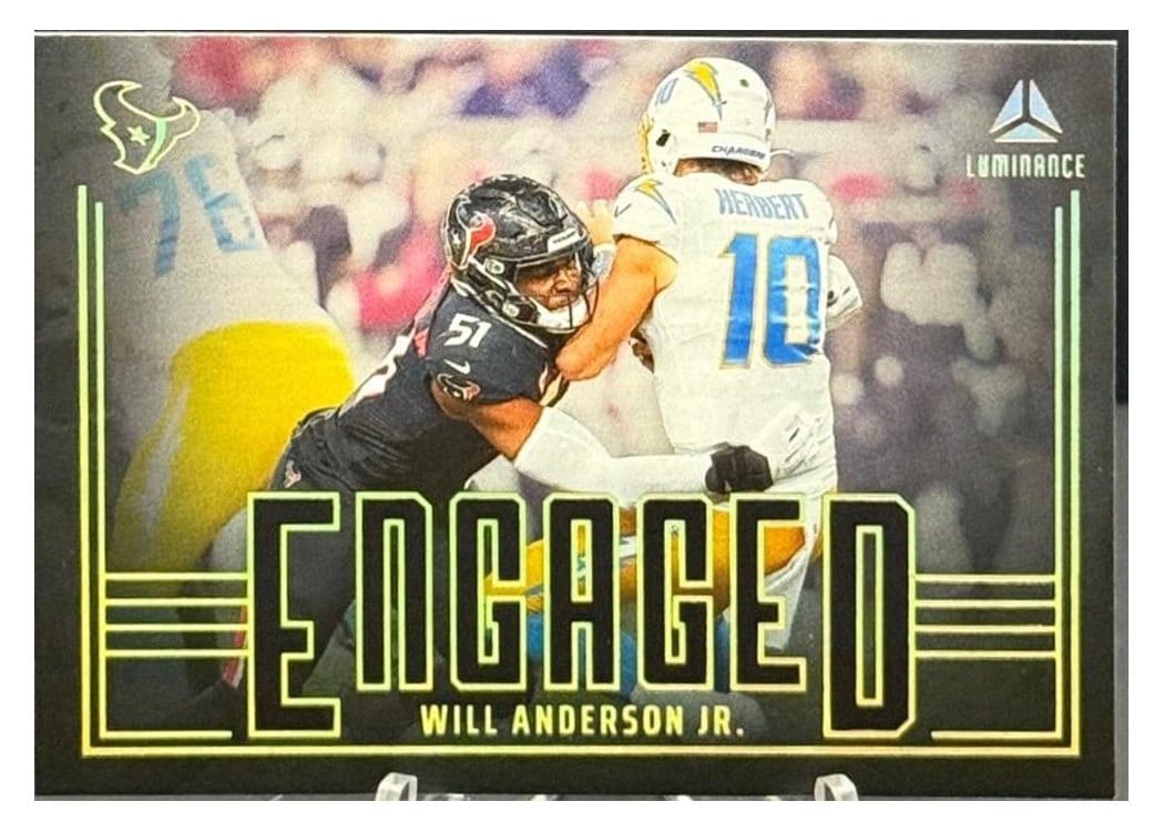 2025 Panini Luminance Engaged Will Anderson Jr. #5 card