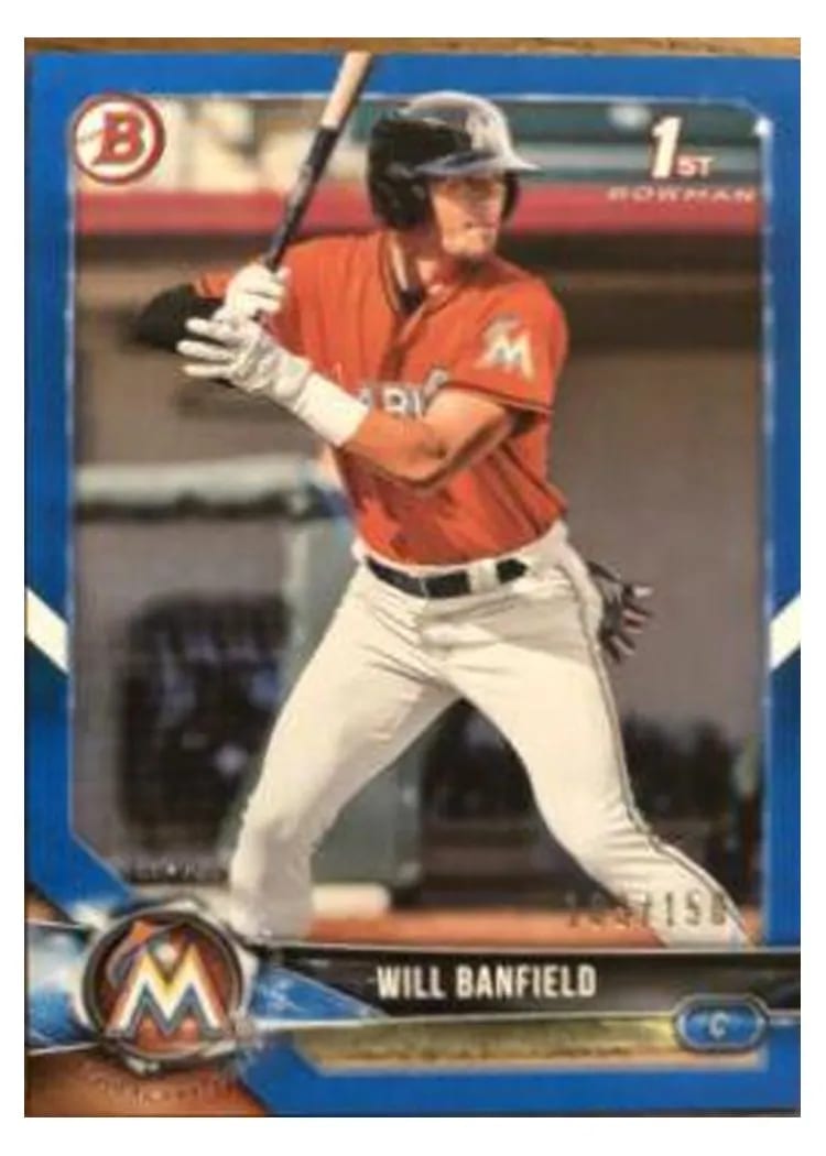 2018 Bowman Draft Base Set Will Banfield #BD-113 card
