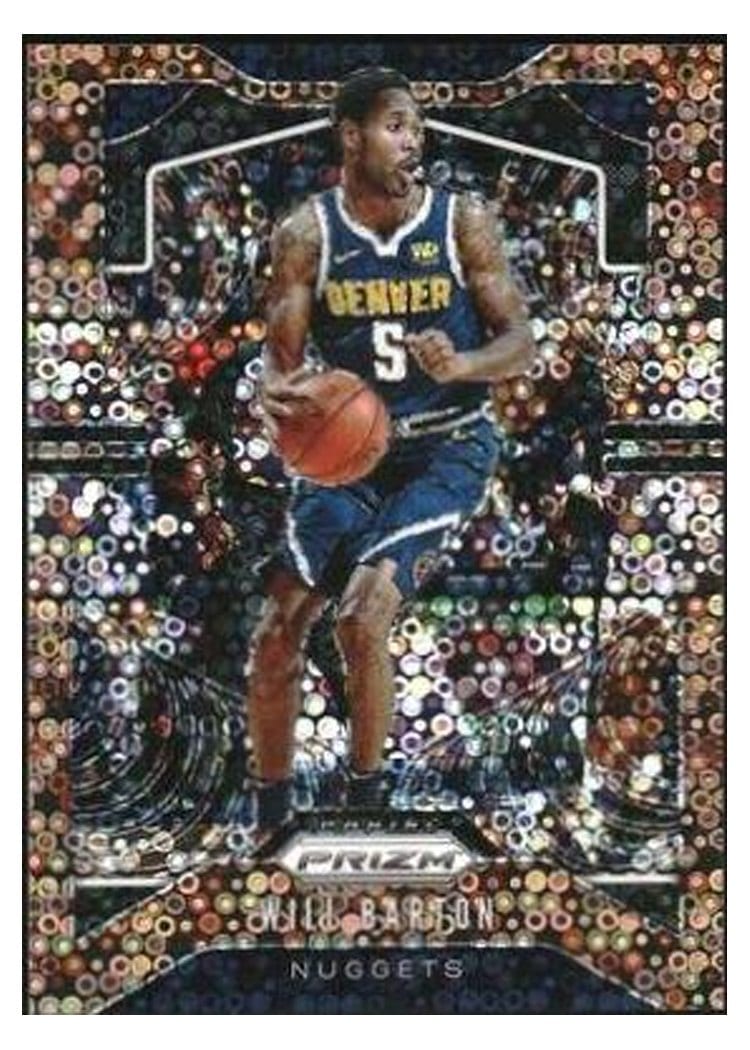 2019-20 Panini Prizm Base Set Will Barton Fast Break Prizm Bronze #85 card