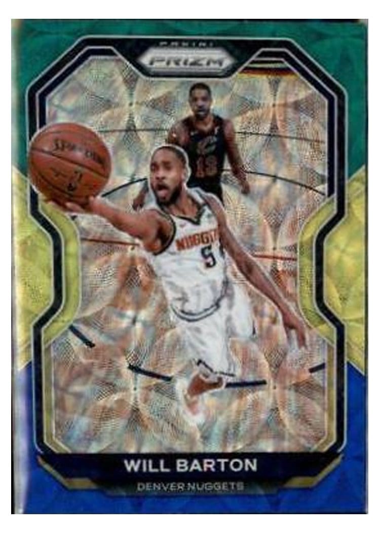2020-21 Panini Prizm Base Set Will Barton Choice Blue, Yellow, Green Prizm #79 card