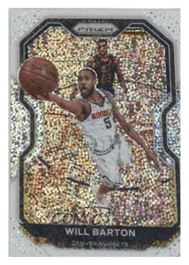 2020-21 Panini Prizm Base Set Will Barton White Sparkle Prizm #79 card