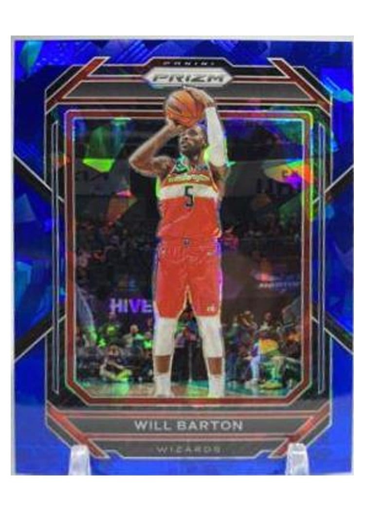 2022-23 Panini Prizm Base Set Will Barton Blue Ice Prizm #194 card