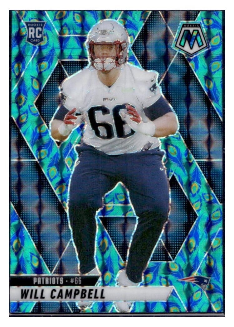 2025 Panini Mosaic Base Set Will Campbell #378 card