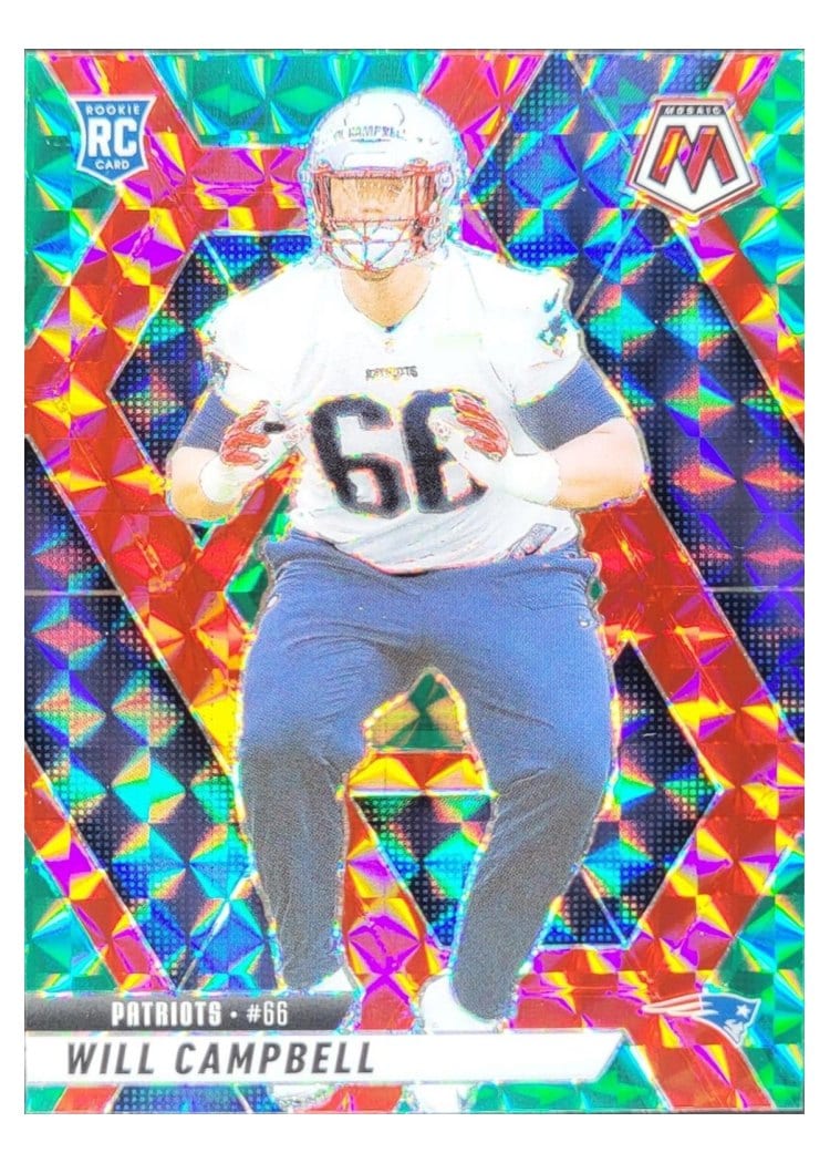 2025 Panini Mosaic Base Set Will Campbell #378 card