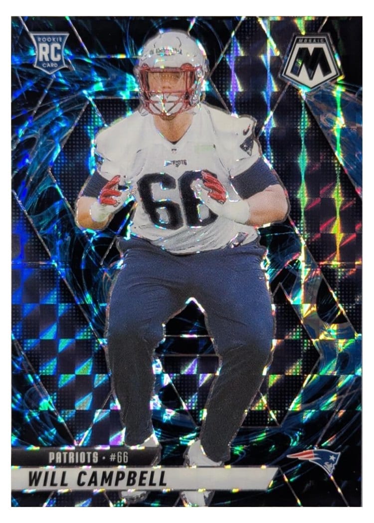 2025 Panini Mosaic Base Set Will Campbell #378 card
