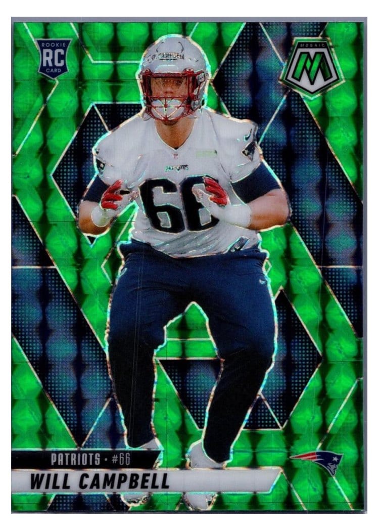 2025 Panini Mosaic Base Set Will Campbell #378 card
