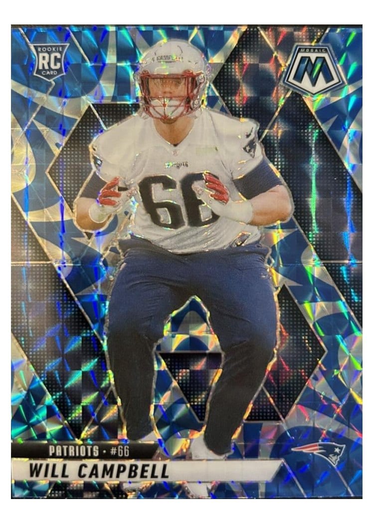 2025 Panini Mosaic Base Set Will Campbell #378 card