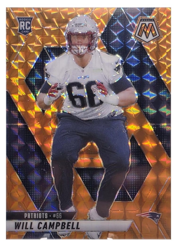 2025 Panini Mosaic Base Set Will Campbell #378 card