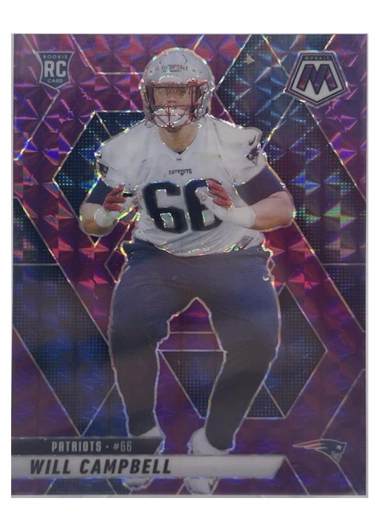 2025 Panini Mosaic Base Set Will Campbell #378 card