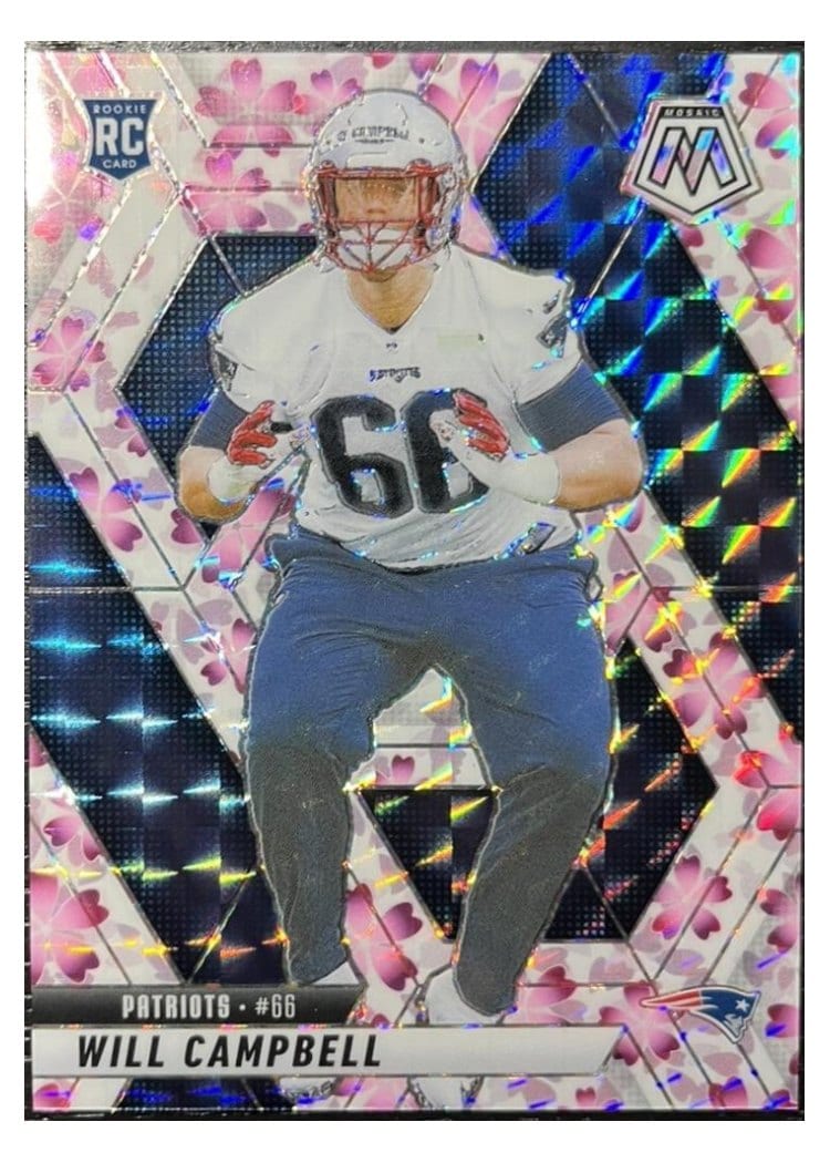 2025 Panini Mosaic Base Set Will Campbell Choice Cherry Blossom #378 card
