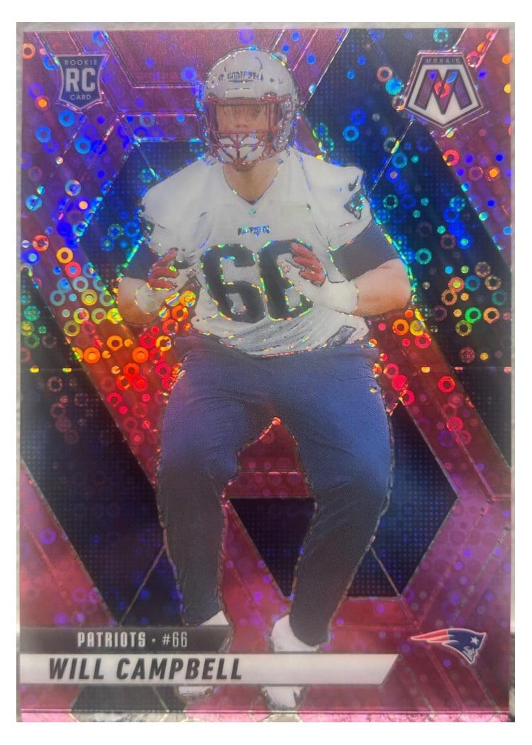 2025 Panini Mosaic Base Set Will Campbell #378 card