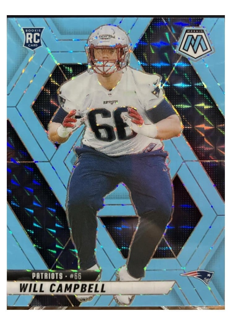 2025 Panini Mosaic Base Set Will Campbell #378 card