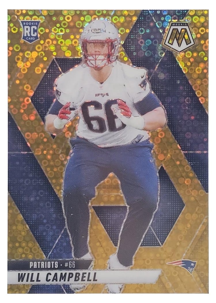 2025 Panini Mosaic Base Set Will Campbell #378 card