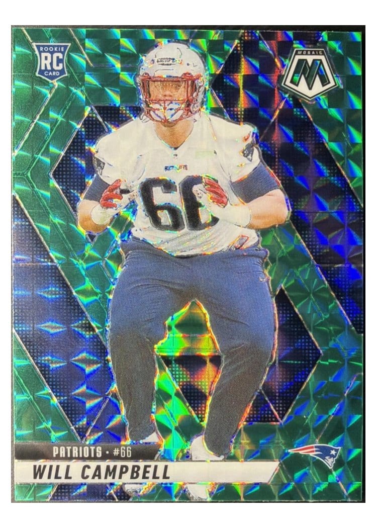 2025 Panini Mosaic Base Set Will Campbell #378 card