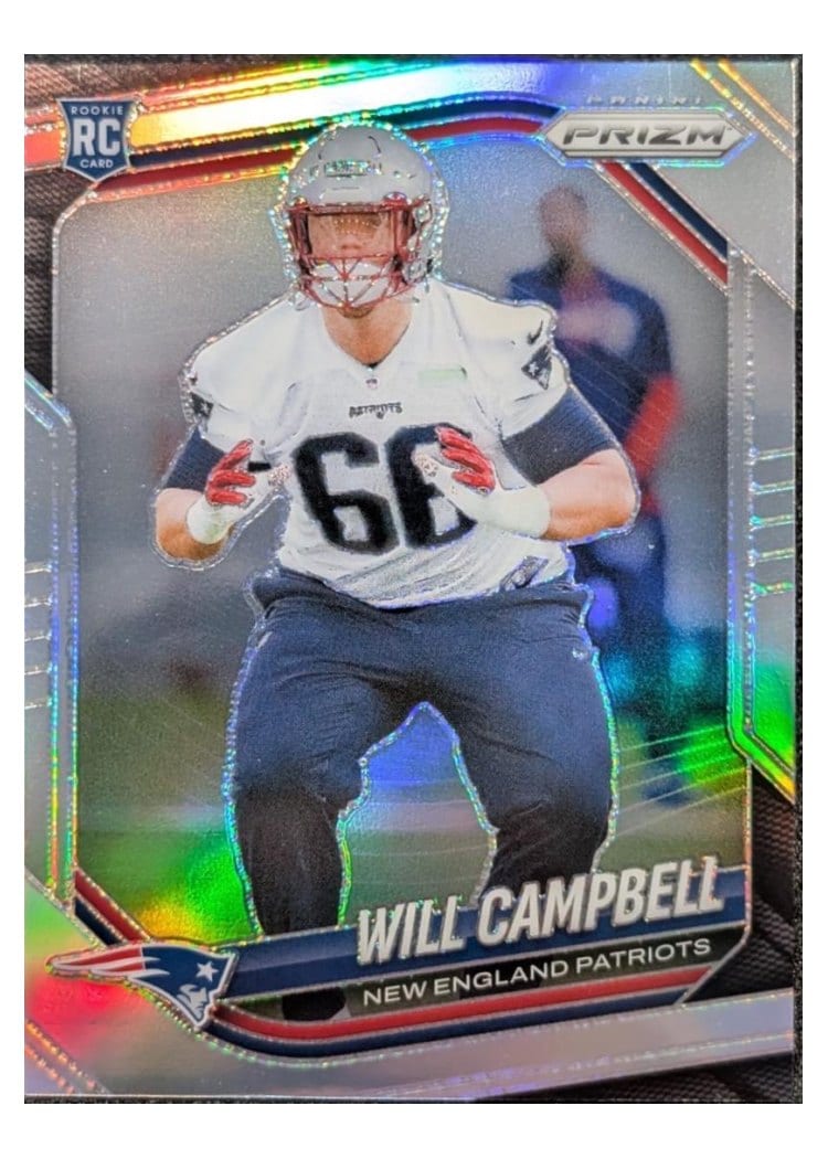 2025 Panini Prizm Base Set Will Campbell #312 card