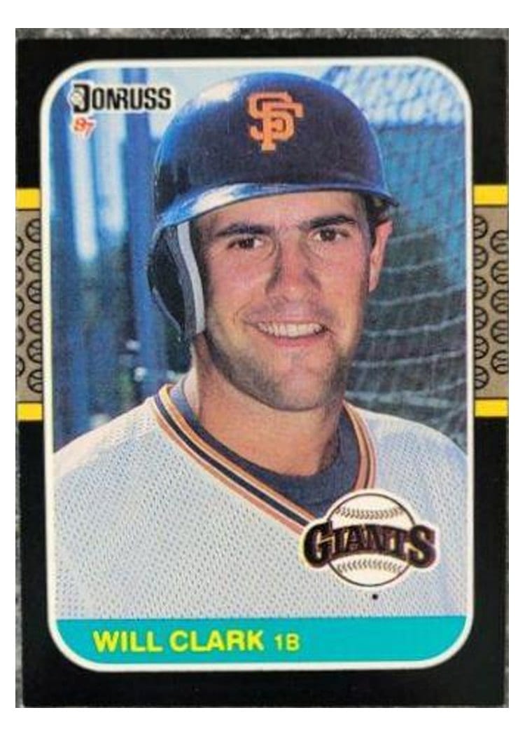 1987 Donruss Will Clark #66 card